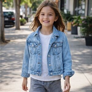 Zara Kids Light Blue Jean Jacket